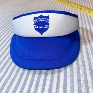 Vintage Visor Security Patrol Sun City Center Florida Blue White OSFM